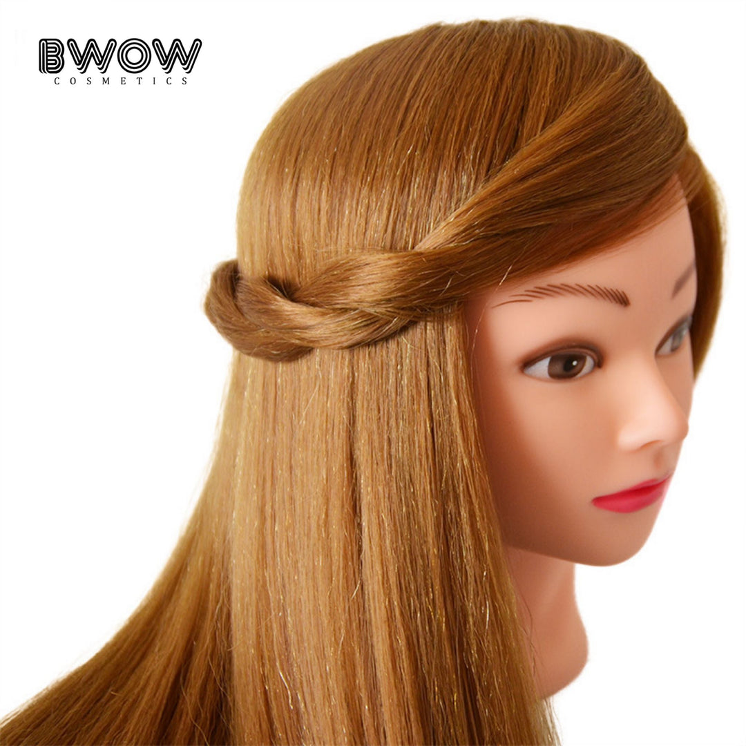 18" Professional Training Mannequin Head 60% Human Hair