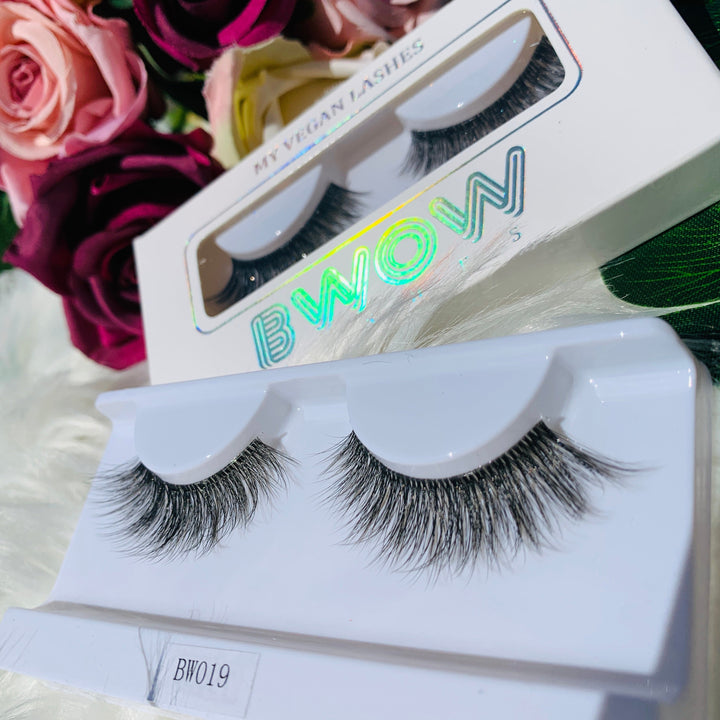 Cruelty-Free Reusable 3D Vegan False Lashes BWOW019