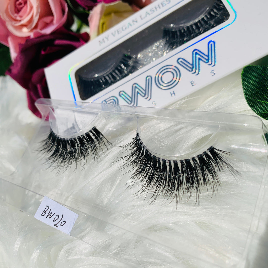 Cruelty-Free Reusable 3D Vegan False Lashes BWOW019