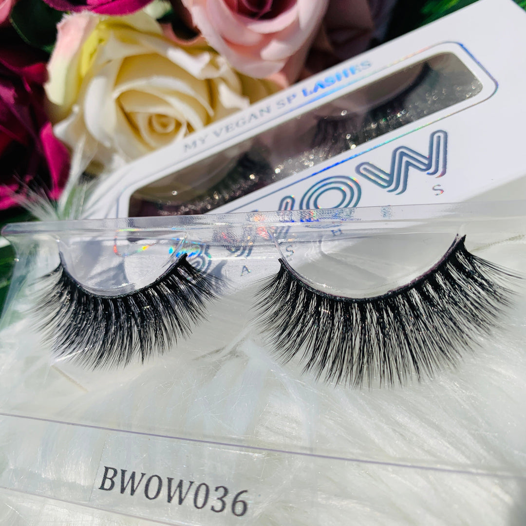 Eco-Friendly 3D Silk Protein Lashes BWOW036