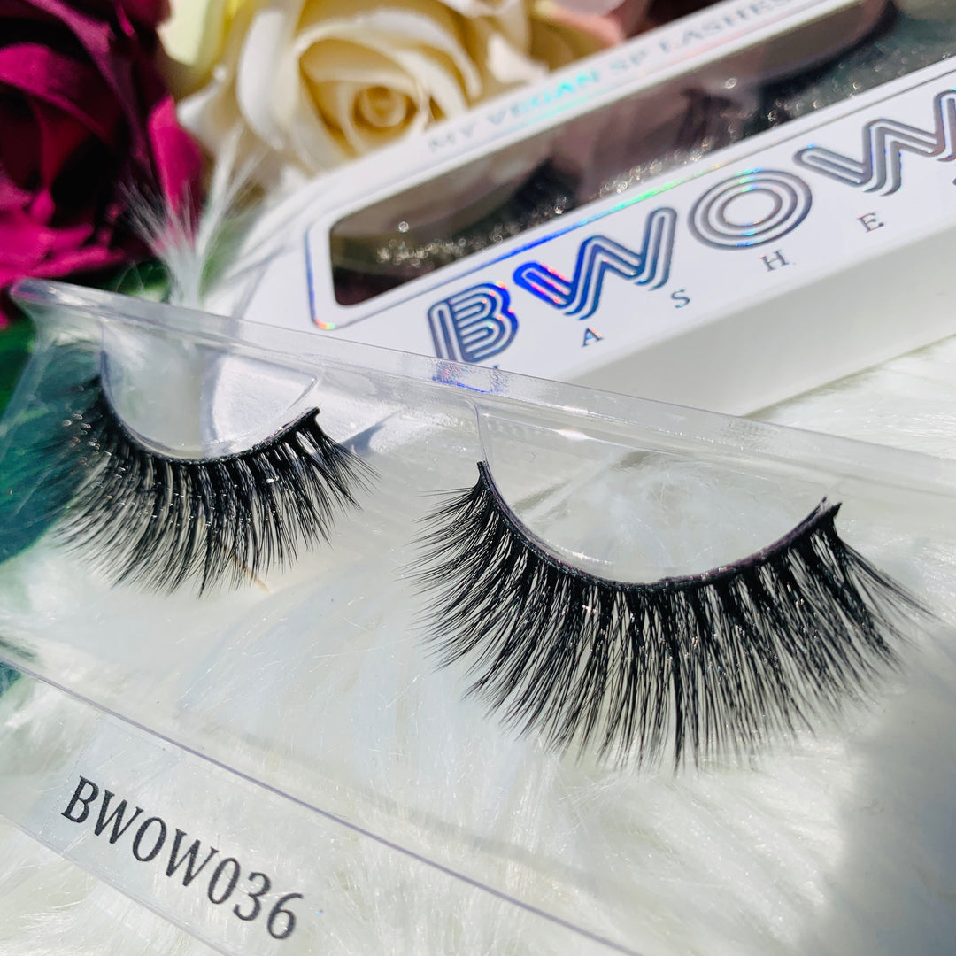 Eco-Friendly 3D Silk Protein Lashes BWOW036