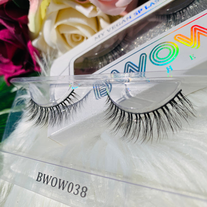 Eco-Friendly 3D Silk Protein Lashes BWOW038