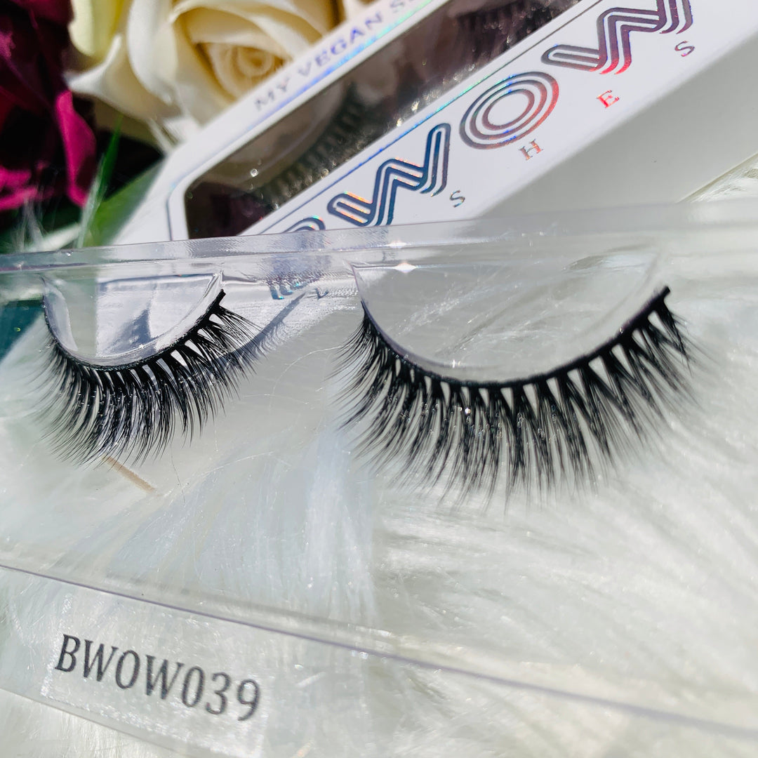 Eco-Friendly 3D Silk Protein Lashes BWOW039