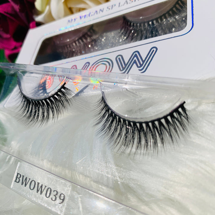 Eco-Friendly 3D Silk Protein Lashes BWOW039