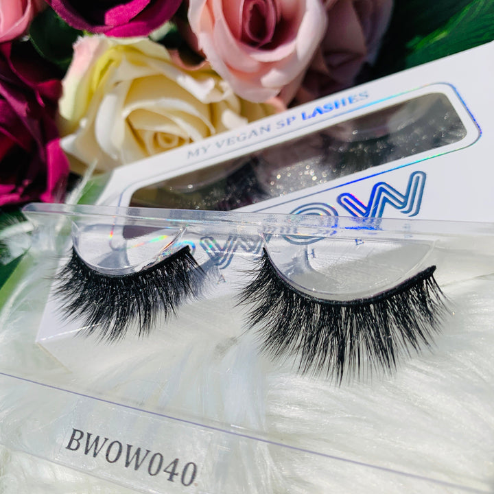 Eco-Friendly 3D Silk Protein Lashes BWOW040