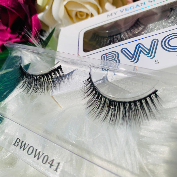 Eco-Friendly 3D Silk Protein Lashes BWOW041