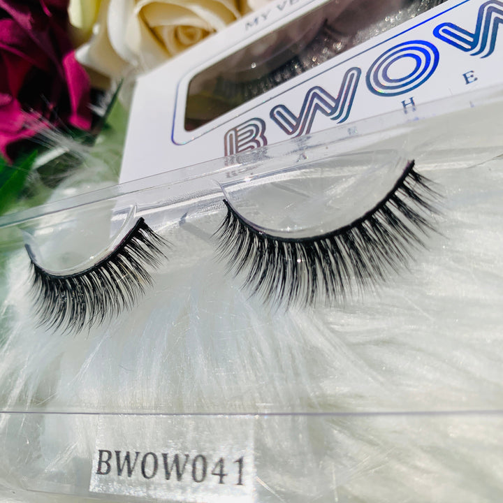 Eco-Friendly 3D Silk Protein Lashes BWOW041