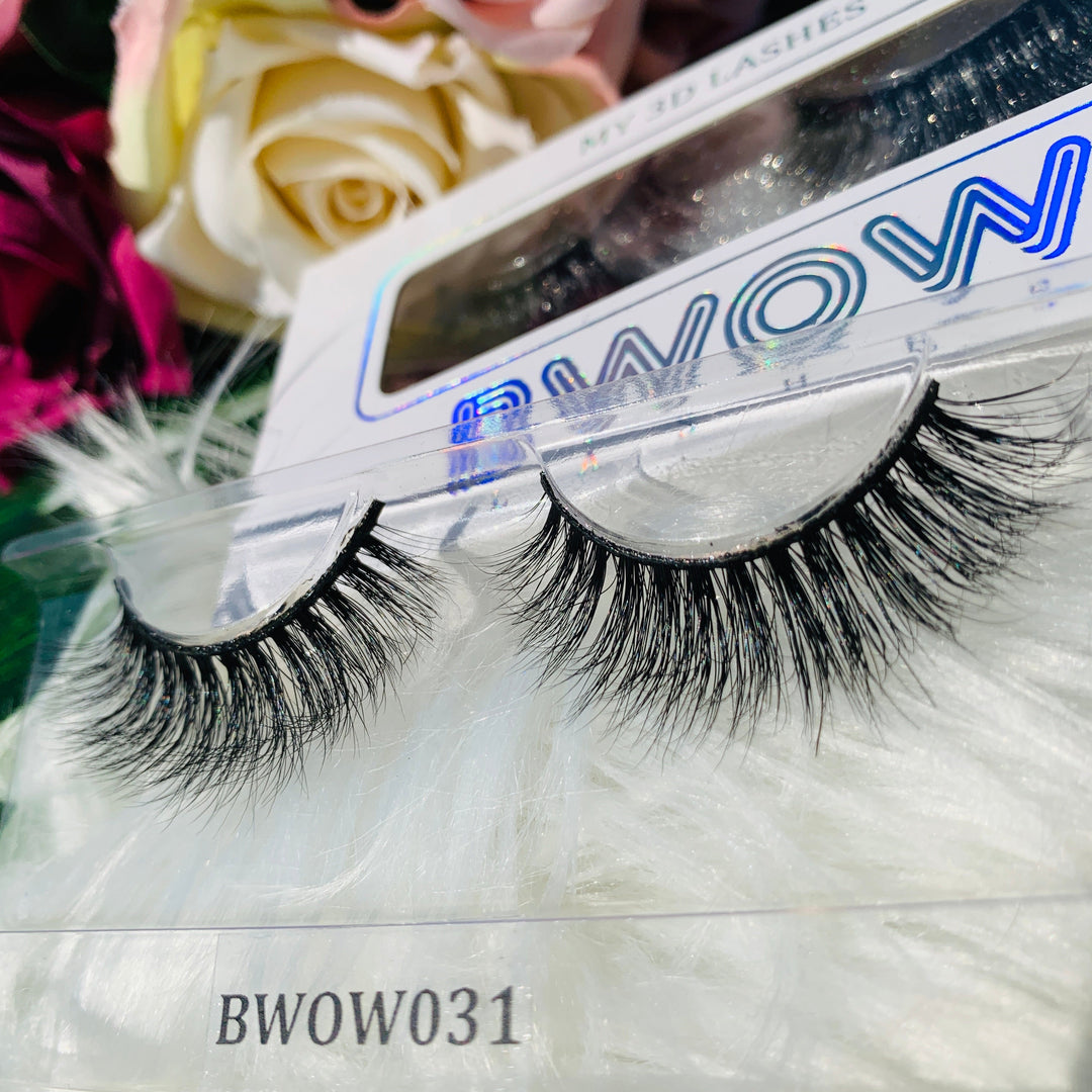 Effortless Elegance & Cruelty-Free Glamour: Chic 3D Vegan Volume False Lashes BWOW031