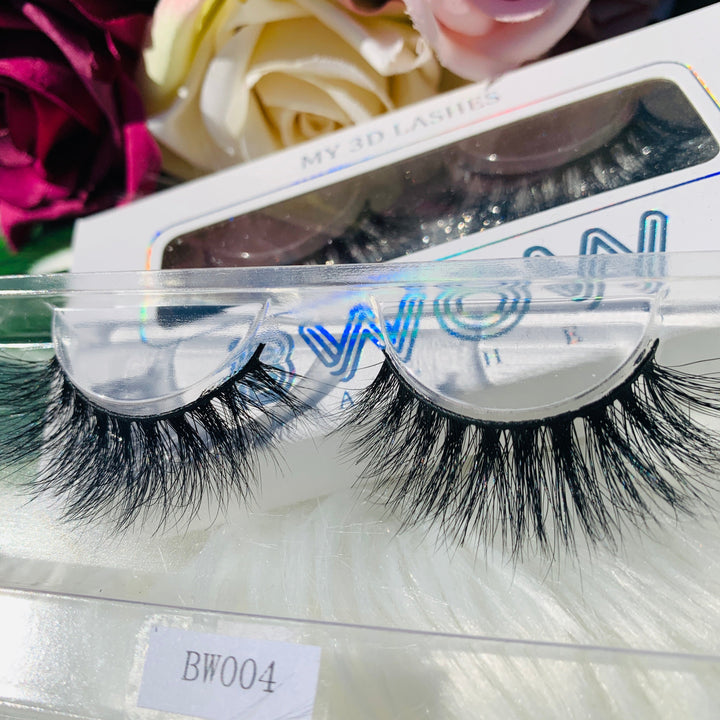 Glamorous 3D Faux Mink Strip Lashes BWOW004