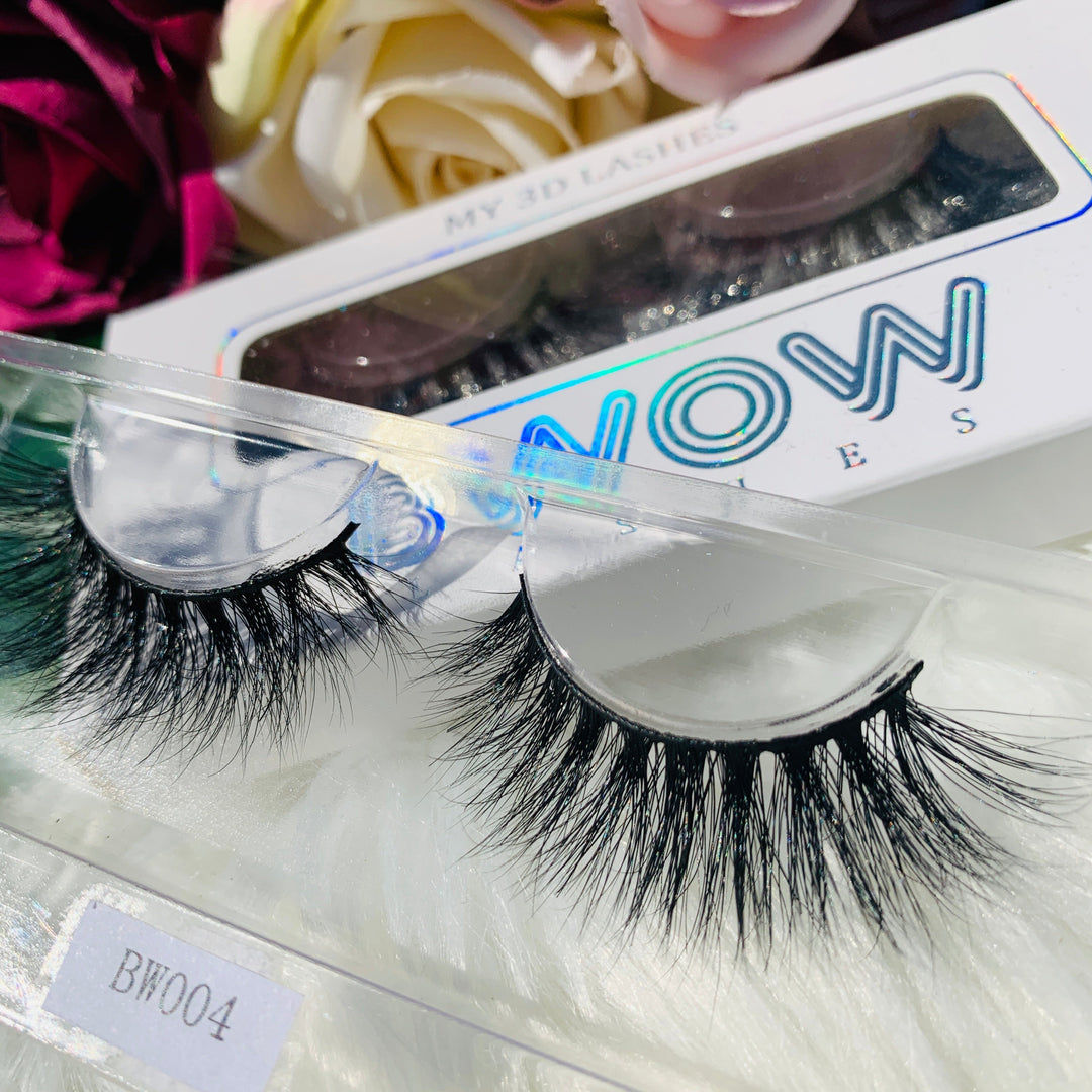 Glamorous 3D Faux Mink Strip Lashes BWOW004