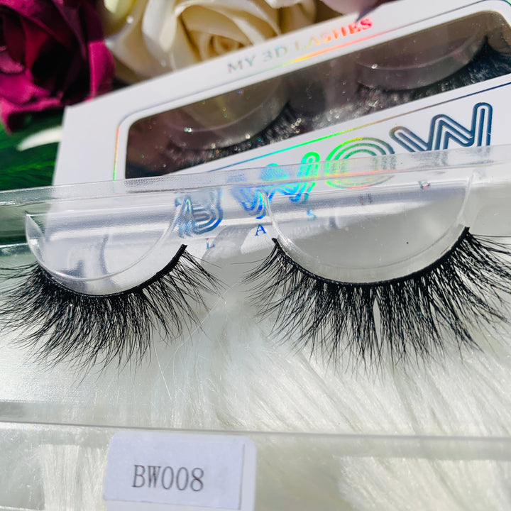 Glamorous 3D Faux Mink Strip Lashes BWOW008