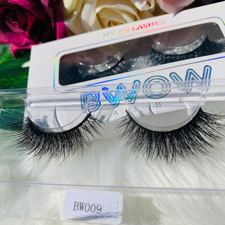 Glamorous 3D Faux Mink Strip Lashes BWOW009