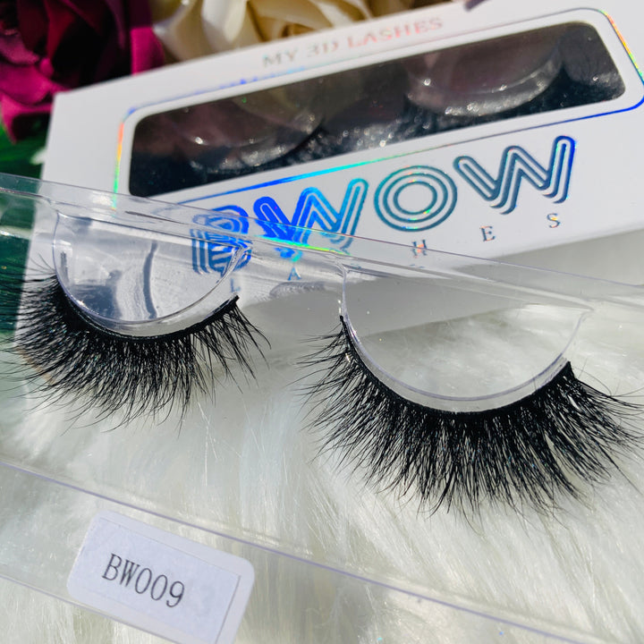 Glamorous 3D Faux Mink Strip Lashes BWOW009