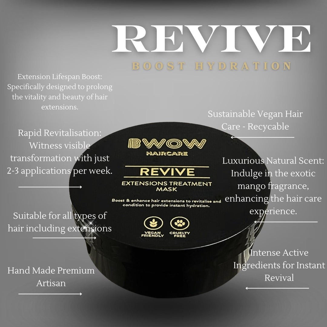 Hair Mask - Nourishing Hair Extension Care Vegan Revive Boost | UK Artisan