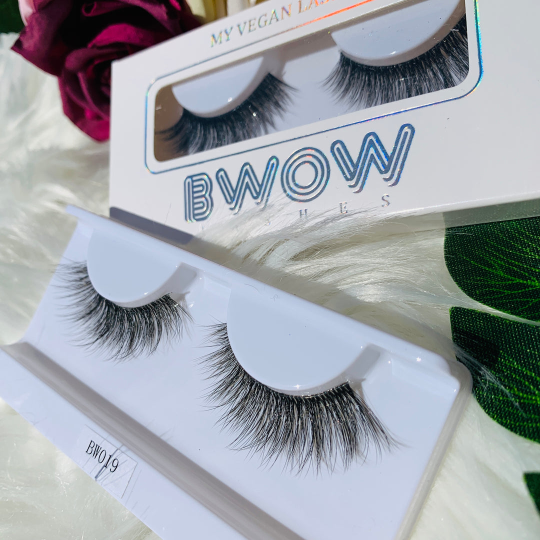 Cruelty-Free Reusable 3D Vegan False Lashes BWOW019