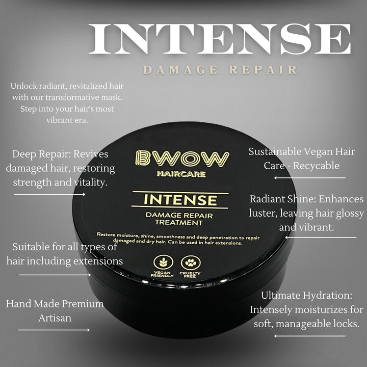 Intense Hair Repair Mask for Damaged Hair | Vegan & UK-Made