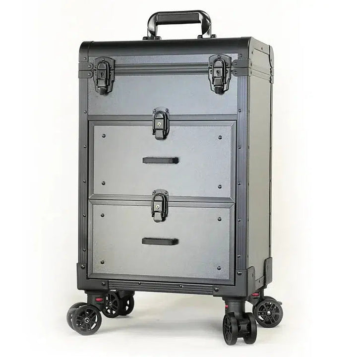 New Professional Cosmetic Case on Wheels: Multi-Function Beauty Trolley Rolling Luggage Case