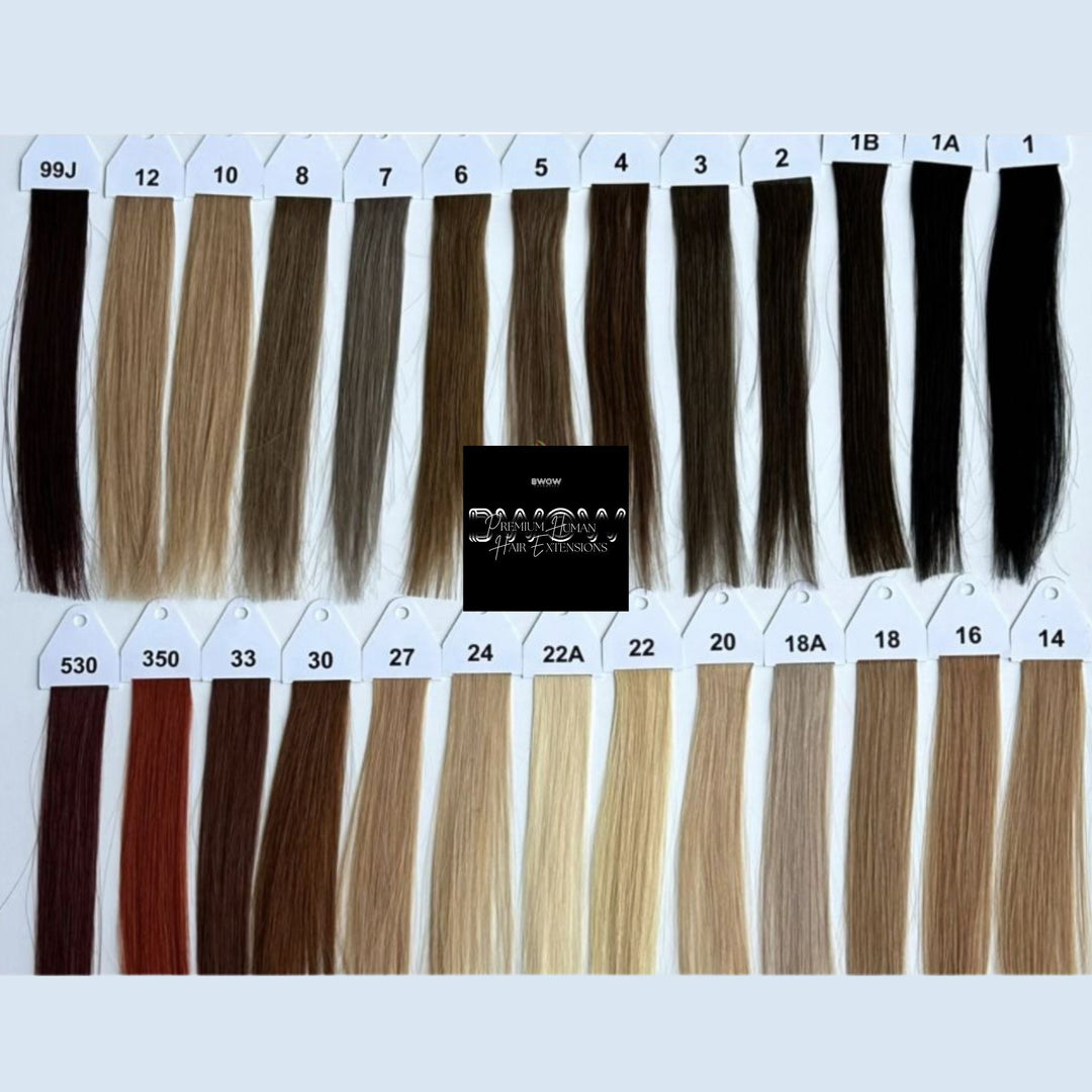 Premium Remy Weft Human Hair Extensions 20"