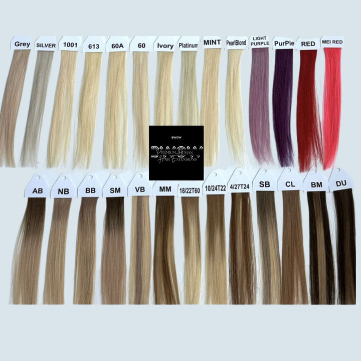 Premium Remy Weft Human Hair Extensions 20"