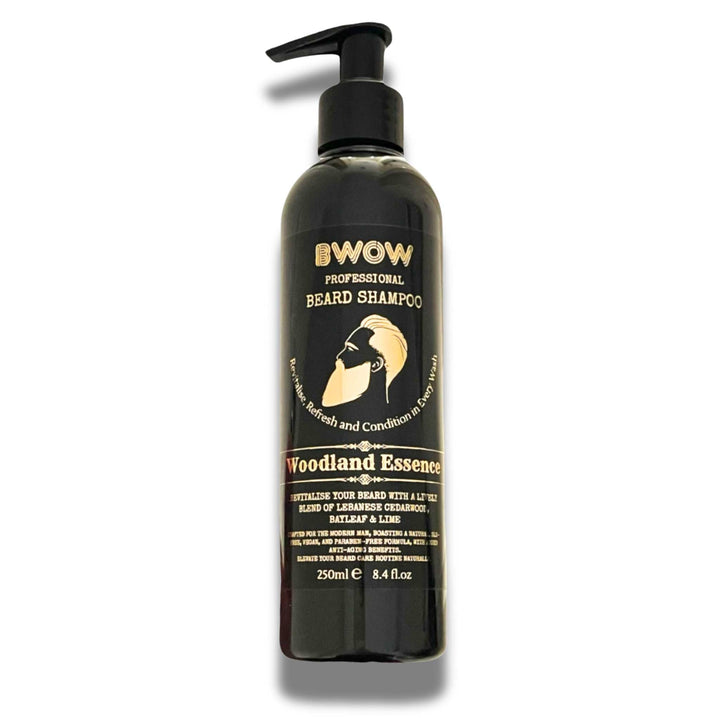 REVITALISING BEARD WASH SHAMPOO VEGAN WOODLAND ESSENCE 250ml VEGAN