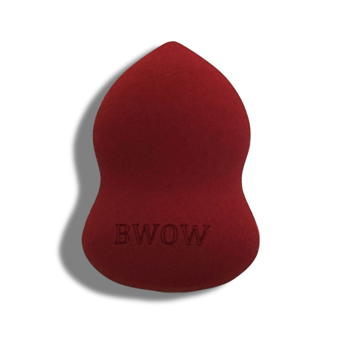 Red Makeup Blending Sponge Sculptured – Super Soft - Ergonomic - Latex-Free Beauty Sponge