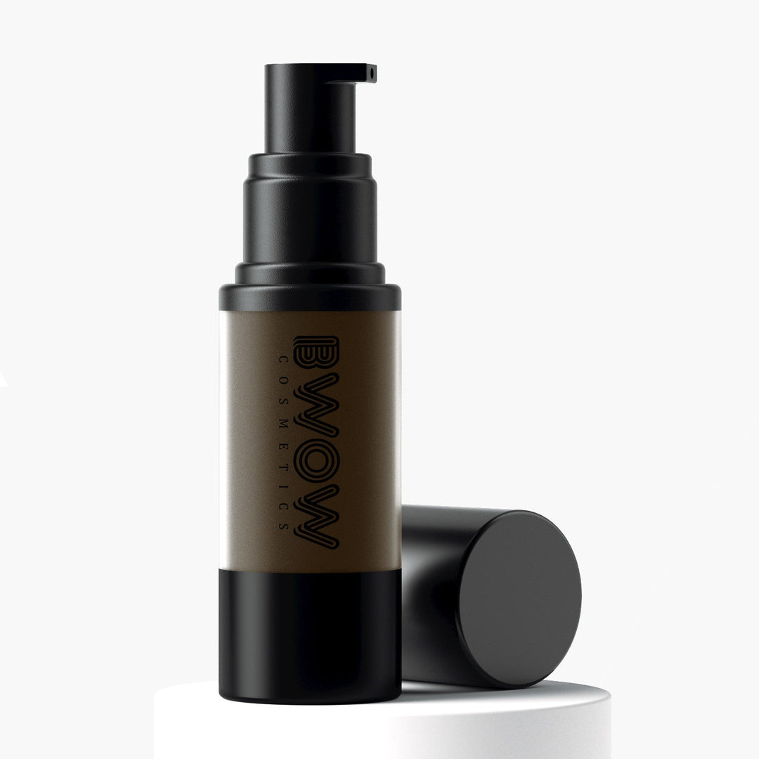 Vegan HD Liquid Foundation with Hyaluronic Acid - Medium to Full Coverage Hydrating Natural Finish