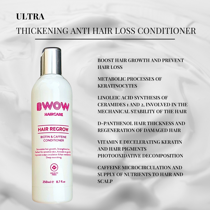 ultra hair growth conditioner with text description information