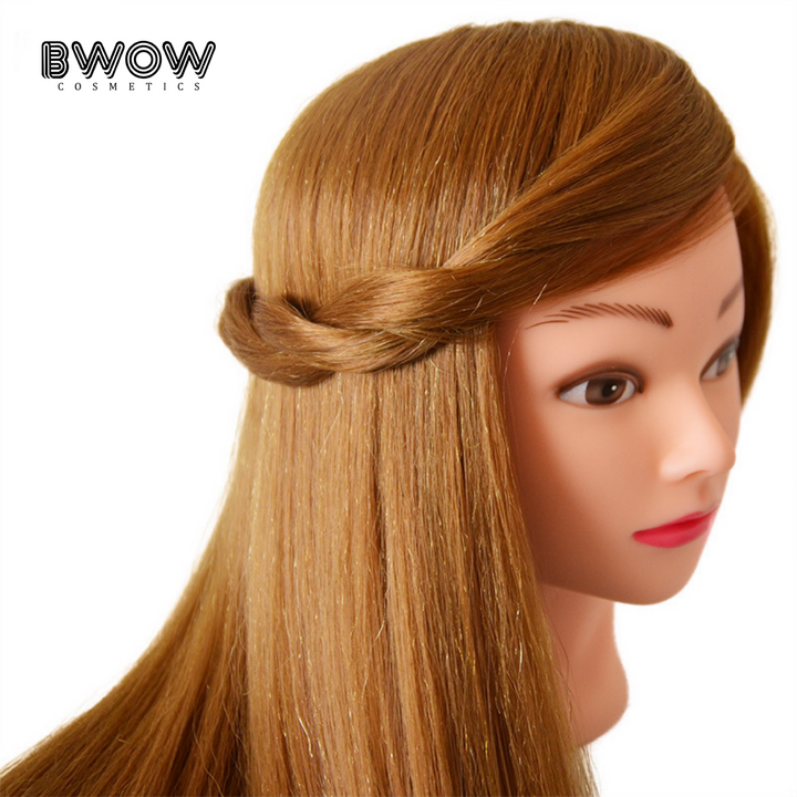 18" Professional Training Mannequin Head 60% Human Hair