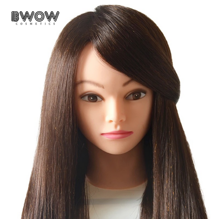 18" Professional Training Mannequin Head 60% Human Hair