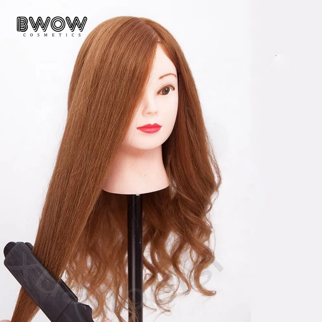 18" Professional Training Mannequin Head 60% Human Hair