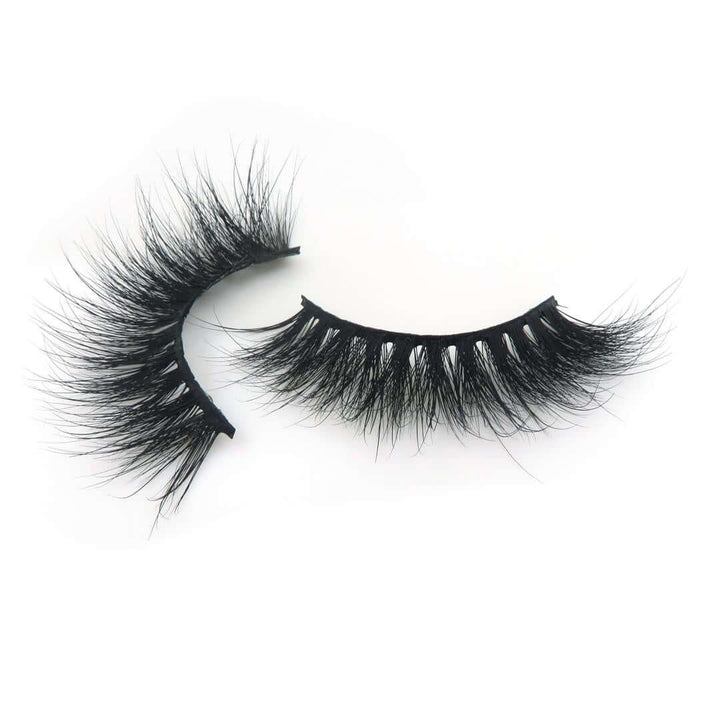 3D STRIP LASHES SIDE BY SIDE IN CODE BWOW006 BY BWOW Cosmetics ON A WHITE SURFACE