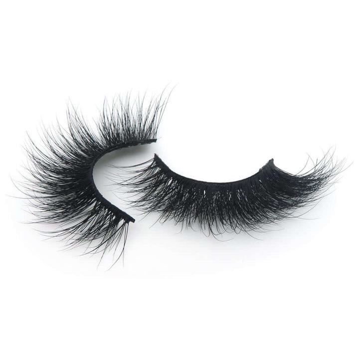 3D STRIP LASHES SIDE BY SIDE IN CODE BWOW009 BY BWOW Cosmetics ON A WHITE SURFACE