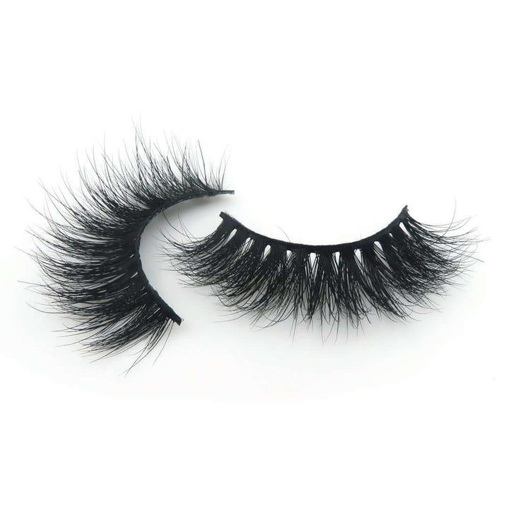 3D STRIP LASHES SDIE BY SIDE IN CODE BWOW010 BY BWOW Cosmetics ON A WHITE SURFACE